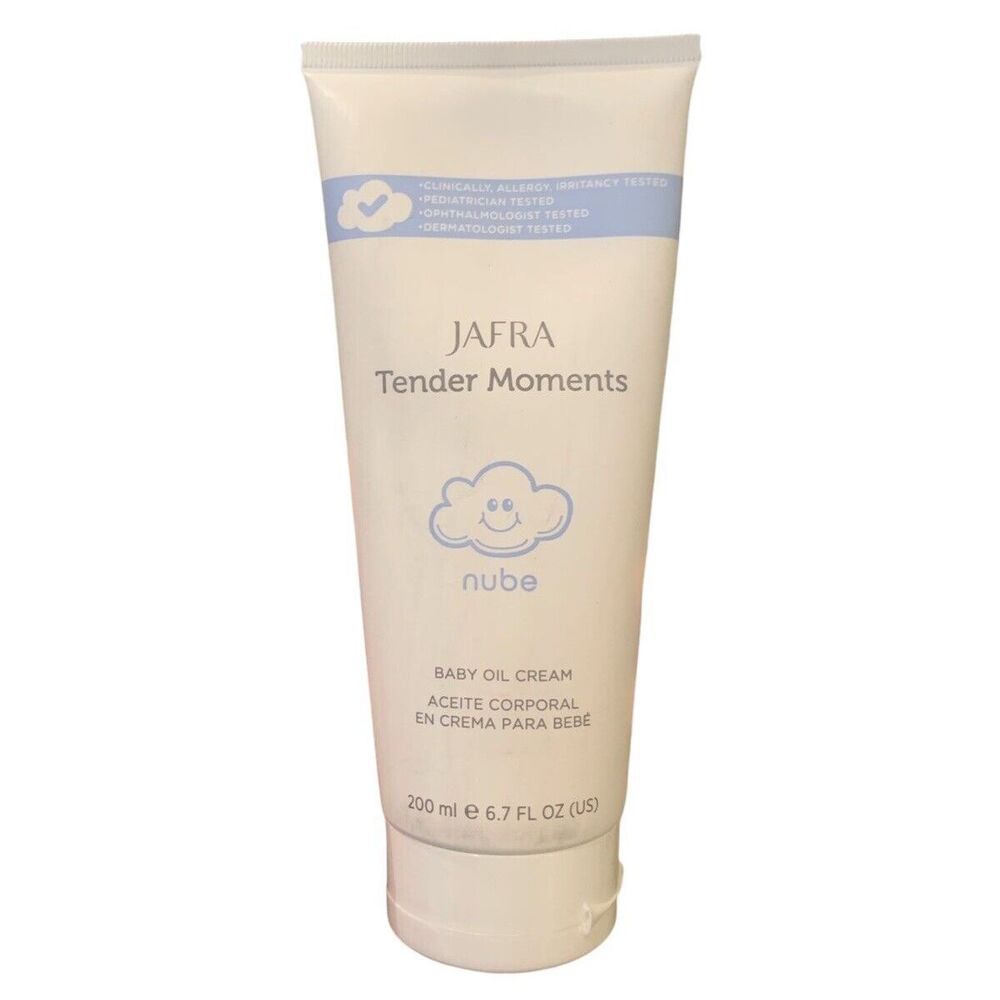 Jafra Tender Moments baby oil Cream 6.7 FL.OZ. New